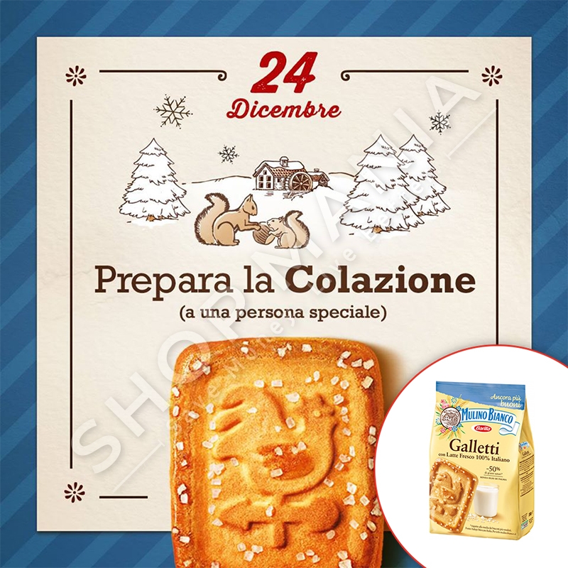 BARILLA/MULINO BIANCO - BISKOTA ME QUMESHT TE FRESKET "GALLETTI" - 350G