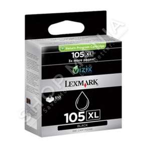 LEXMARK -  ORIGJINALE KARTUÇË ME BOJË NGJYRË E ZEZË 14N0822E 105 XL RRETH 510 FAQE