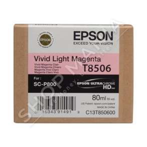 EPSON - KARTUÇË ME BOJË NGJYRË MAGENTA (E HAPUR,VIVID) C13T850600 T850600 80ML