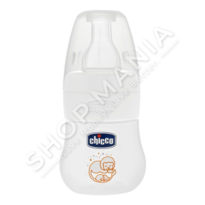 CHICCO - SHISHE ME BIBERON SILIKONI 60ML/+0MUAJSH "MICRO FEEDING BOTTLE WELL BEING" - 8058664034765