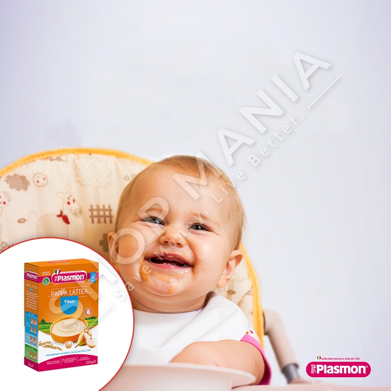 PLASMON - KREM/PURE ME DARDHE "PAPPA LATTEA" - 250G, +4 MUAJ