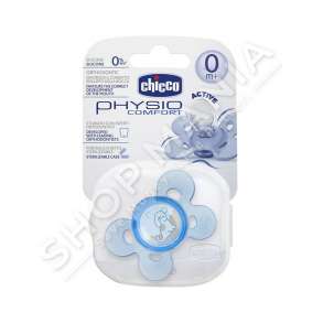 CHICCO - BIBERON FALLCO SILIKONI ME KUTI MBAJTESE  "PHYSIO COMFORT" - 1 COPE, +0 MUAJ