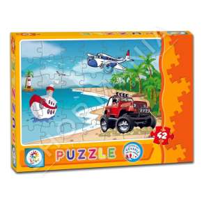 LAÇO - PUZZLE 42PJESE/+3VJEC "LACO COASTAL VEHICLES 42 PIECE BOX PUZZLE LC7143" - LC7143