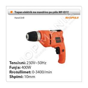 MAXPULS - TRAPAN ELEKTRIK 10MM 400 W