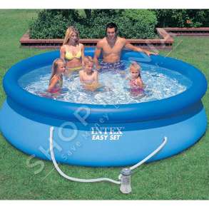 INTEX - PISHINE +6VJEC 396X84CM "PISCINE GONFABLE EASY SET POOL" - 28142NP