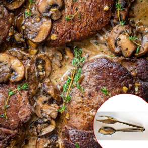 HOMESTYLE - KAPESE INOKSI SPATUL + PIRUN - 24CM