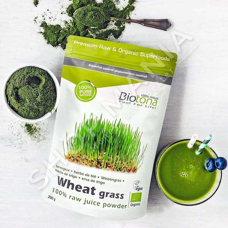 BIOTONA - WHEAT GRASS RAW JUICE POWDER 200gr