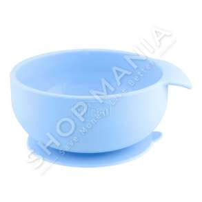 CHICCO - TAS SILIKONI +6MUAJSH "SILICONE SUCTION BOWL BLUE" - 8058664127771