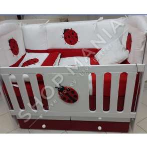 KREVAT I KOMPLETUAR PER FEMIJE "DIZAJN NUSE PASHKE" - 60X120CM