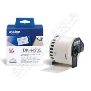 BROTHER - ETIKETA NGJYRË E BARDHË DK-44205 ETIKETA, 62MM X 30,48M