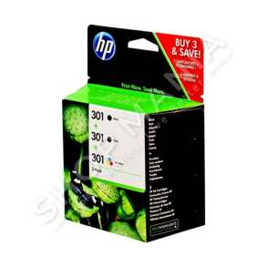 HP - MULTIPACK NGJYRË E ZEZË / TË NDRYSHME ME NGJYRA E5Y87EE 301 3X KARTUÇË HP 301: 2X CH561EE + 1X CH562EE