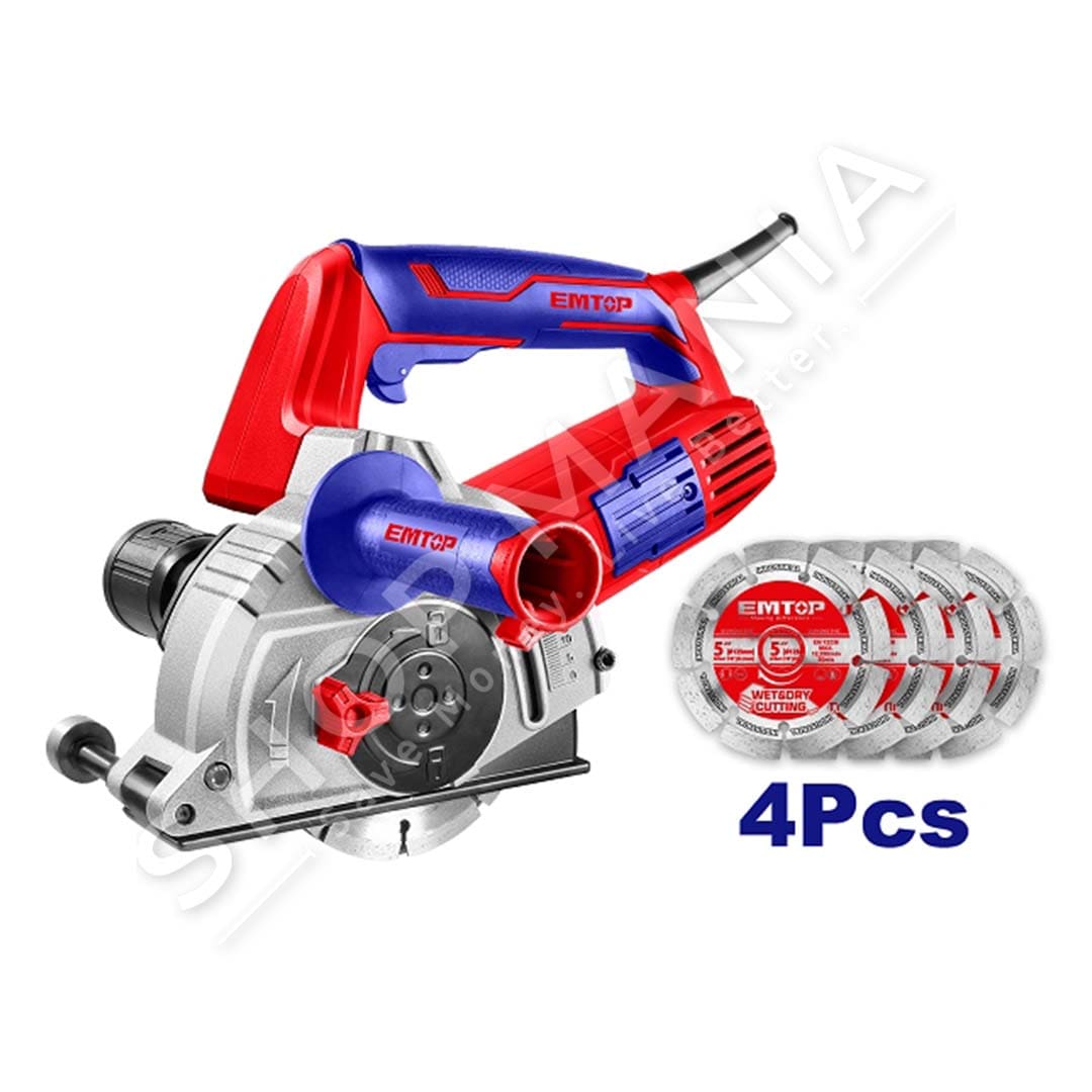 EMTOP - HAPESE KANALI 1500W +4 DISQE DIAMANTI 125MM - EMCR15001