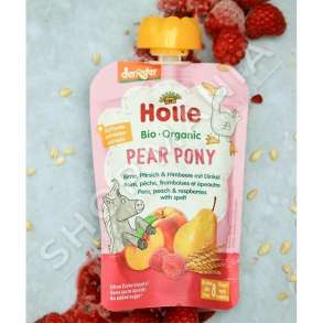 HOLLE - PURE/LENG ME DARDHE, PJESHKE, MJEDER & GRURE "PEAR PONY - BIO-ORGANIC" - 100G, +8 MUAJ