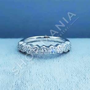 UNAZE ARGJEND RRETHORE ME GUR ZIRKONI