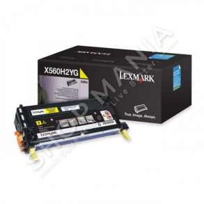 LEXMARK -  ORIGJINALE TONER NGJYRË E VERDHË X560H2YG RRETH 10000 FAQE