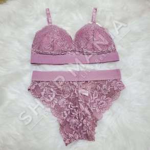 SET INTIMO ROZE ME LULE ME DANTELLE - IVI-030
