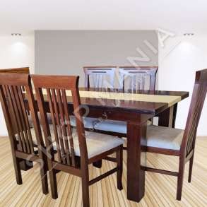 TAVOLINE NGRENIE KAFE 140X80CM - A058-TAV