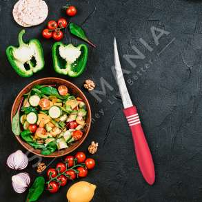 TRAMONTINA - SET 2 THIKA KUZHINE TE KUQE - 10.2CM