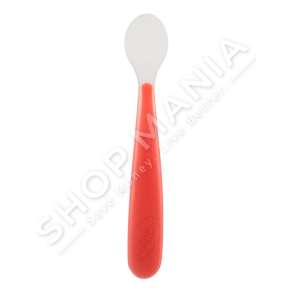 CHICCO - LUGE SILIKONI +6MUAJSH "SOFT SILICONE SPOON RED UP INFANT FEEDING" - 8058664031818