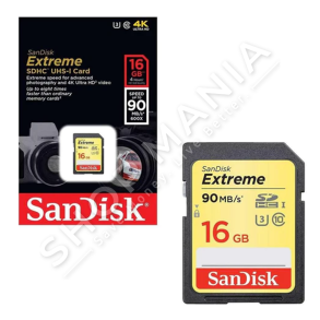 SANDISK - KARTE MEMORIE 16GB "MICROSDHC 16GB SANDISK 90MB/S CLASS10 Uhs-I U3 [13582]" - 619659135829