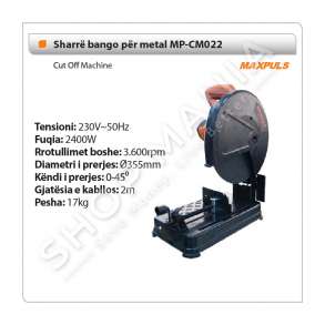 MAXPULS - SHARRE BANGO ME DISK 2400W