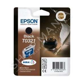 EPSON - KARTUÇË ME BOJË NGJYRË E ZEZË C13T03214010 T0321 33ML