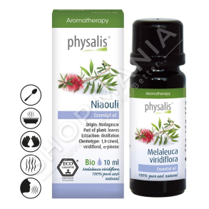 PHYSALIS - VAJ NIAOULI PER FRYMEMARRJE ME TE LEHTE 10ML "NIAOULI MELALEUCA VIRIDIFLORA"