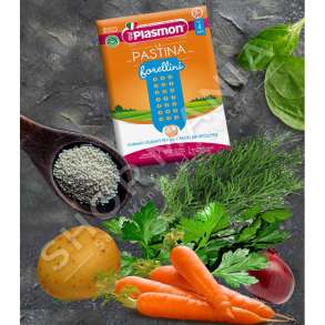 PLASMON - MAKARONA "FORELLINI" - 320G, +4 MUAJ