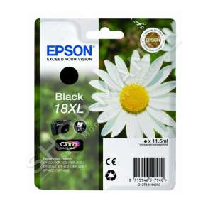 EPSON - KARTUÇË ME BOJË NGJYRË E ZEZË C13T18114010 T1811 RRETH 470 FAQE 11.5ML KARTUÇA ME BOJË XL