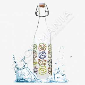 HOMESTYLE - SHISHE UJI QELQI ME DIZAJN "FACES" - 750ML