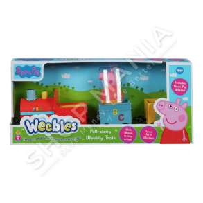 CHARACTER OPTIONS - PEPPA PIG WEEBLES & TRENI +18MUAJSH "FIGURE PEPPA PIG WEEBLES PULL ALONG WOBBILY TRAIN" - 5029736074821