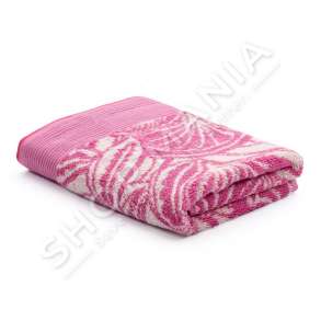 PESHQIR 100% PAMBUK "PRIMA JACQUARD" - ROZE, 50X100CM