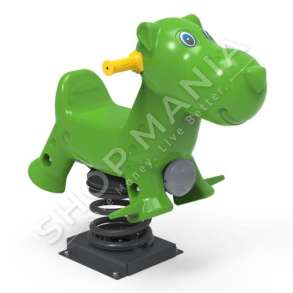 LEKUNDESE HIPOPOTAM ME SUSTE +3VJEC "PLASTIC SPRING ROCKER" - ZP2002