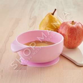 CHICCO - TAS SILIKONI +6MUAJSH "SILICONE SUCTION BOWL PINK" - 8058664127764