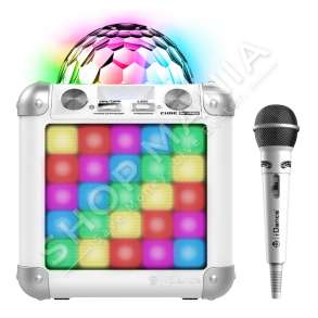 128782	IDANCE - BOKS PORTATIV ME BLUETOOTH & MIKROFON 100W "BLUETOOTH SPEAKER IDANCE CUBE SING 100 WHITE" - 4894367019951