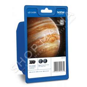 BROTHER - MULTIPACK NGJYRË E ZEZË LC1240BKBP2DR LC1240 2 KARTUÇA ME BOJË
