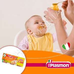 PLASMON - PURE ME BANANE, MOLLE, BISKOTA & MJALTE - 3 x 120G, +6 MUAJ