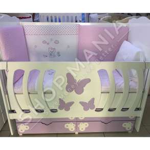 KREVAT PER FEMIJE "DIZAJN FLUTUR" - 60X120CM