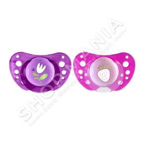 CHICCO - BIBERON FALLCO SILIKONI ME KUTI MBAJTESE "PHYSIO AIR" - 2 COPE, +12 MUAJ