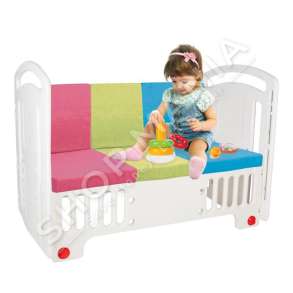PILSAN - KREVAT PER FEMIJE +0MUAJSH "HANDY CRIB-RED" - 07-554
