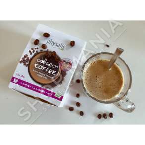 PHYSALIS - SUPLEMENT KAFE & KOLAGJEN 3NE1 PER LEKUREN, KYCET & MUSKUJT/INDET "COLLAGEN COFFEE" - 12 BUSTINA