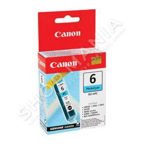 CANON - KARTUÇË ME BOJË NGJYRË E KALTËR (FOTO) BCI-6PC 4709A002 13ML