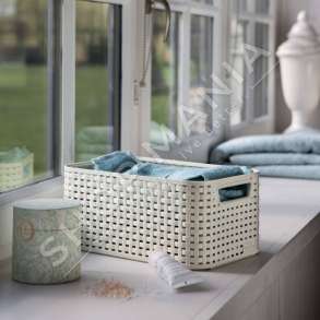 CURVER - KUTI MAGANIZIMI ME THURJE "MY STYLE OFF WHITE" - 3253923614022