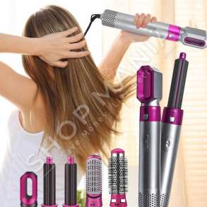PAJISJE STILUESE PER FLOKET 5NE1 1000W "PROFESSIONAL 5 IN 1 HOT AIR STYLER ONE STEP HAIR DRYER & VOLUMIZER" - TP-5+1