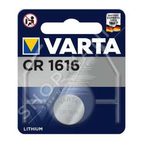 VARTA - BATERI LITHIUM ELECTRONICS CR 1616, 3V