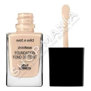 WET N WILD - FONDATINE 28ML "PHOTOFOCUS DEWY SOFT IVORY" - 77802116017