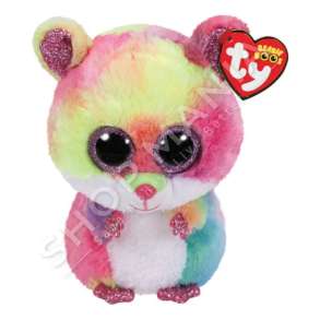 TY ATTIC TREASURES - HAMSTER PREJ PELLUSHI 15CM "BEANIE BOOS RODNEY MULTICOLOR HAMSTER" - 008421362141