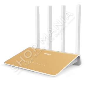 NETIS - ROUTER WIRELESS AC "360R", 1200MBPS, 2.4GHZ, DEFAULT BUTON, 4XANTENA 5DBI, 1X USB 2.0, 1X 100/1000M WAN, 4X 100/1000M LAN, E BARDHE ME GOLD