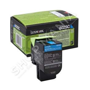 LEXMARK - ORIGJINALE TONER NGJYRË E KALTËR 80C2SC0 802SC RRETH 2000 FAQE I RIPËRDORSHËM
