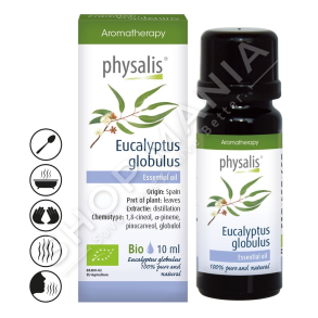 PHYSALIS - VAJ ESENCIAL PER QETESIMIN E RRUGEVE TE FRYMEMARRJES 30ML "EUCALYPTUS GLOBULUS"